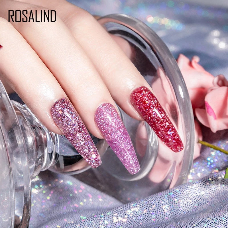 Glitter Poly Nail Gel Extension